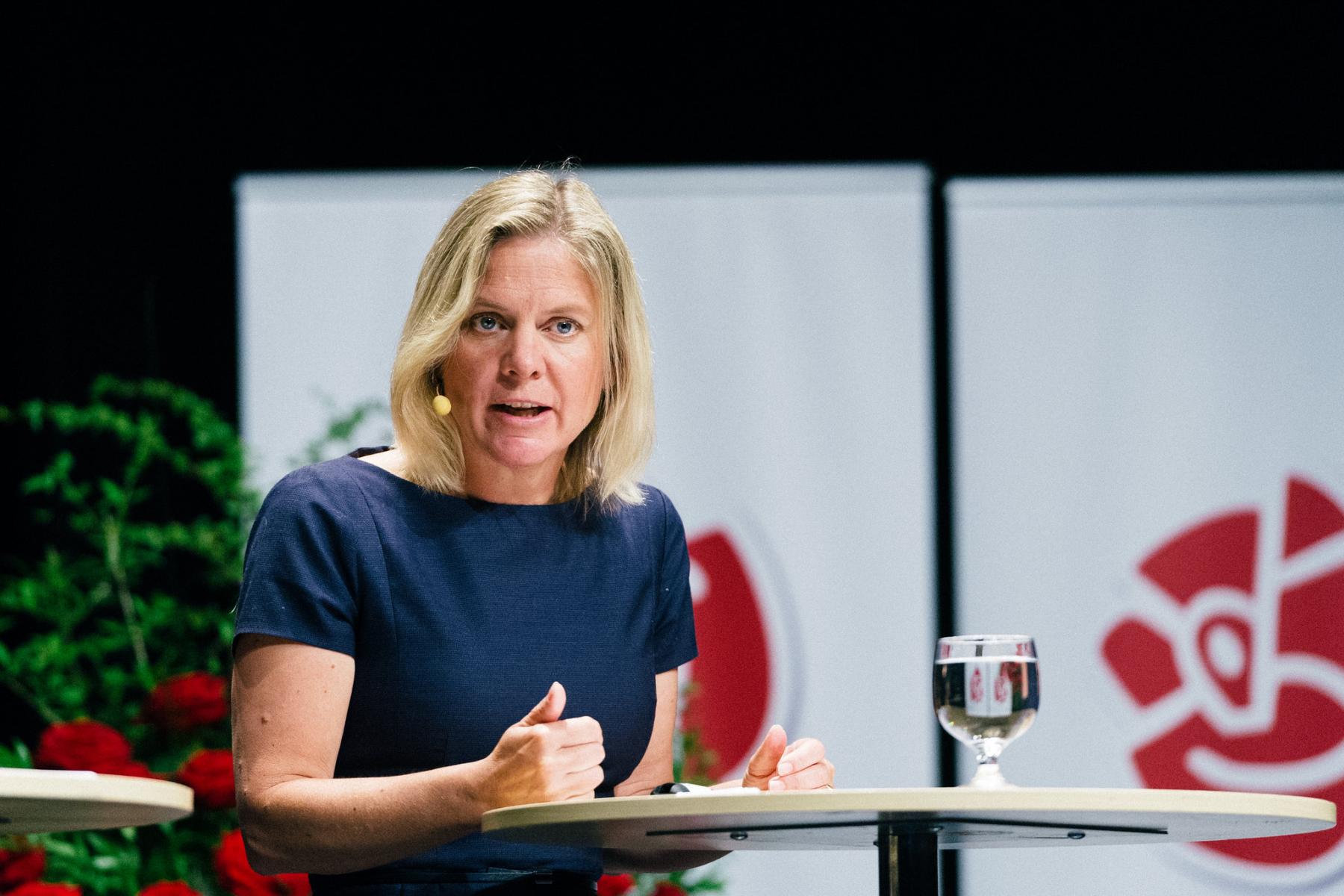 Den svenske statsminister Magdalena Andersson