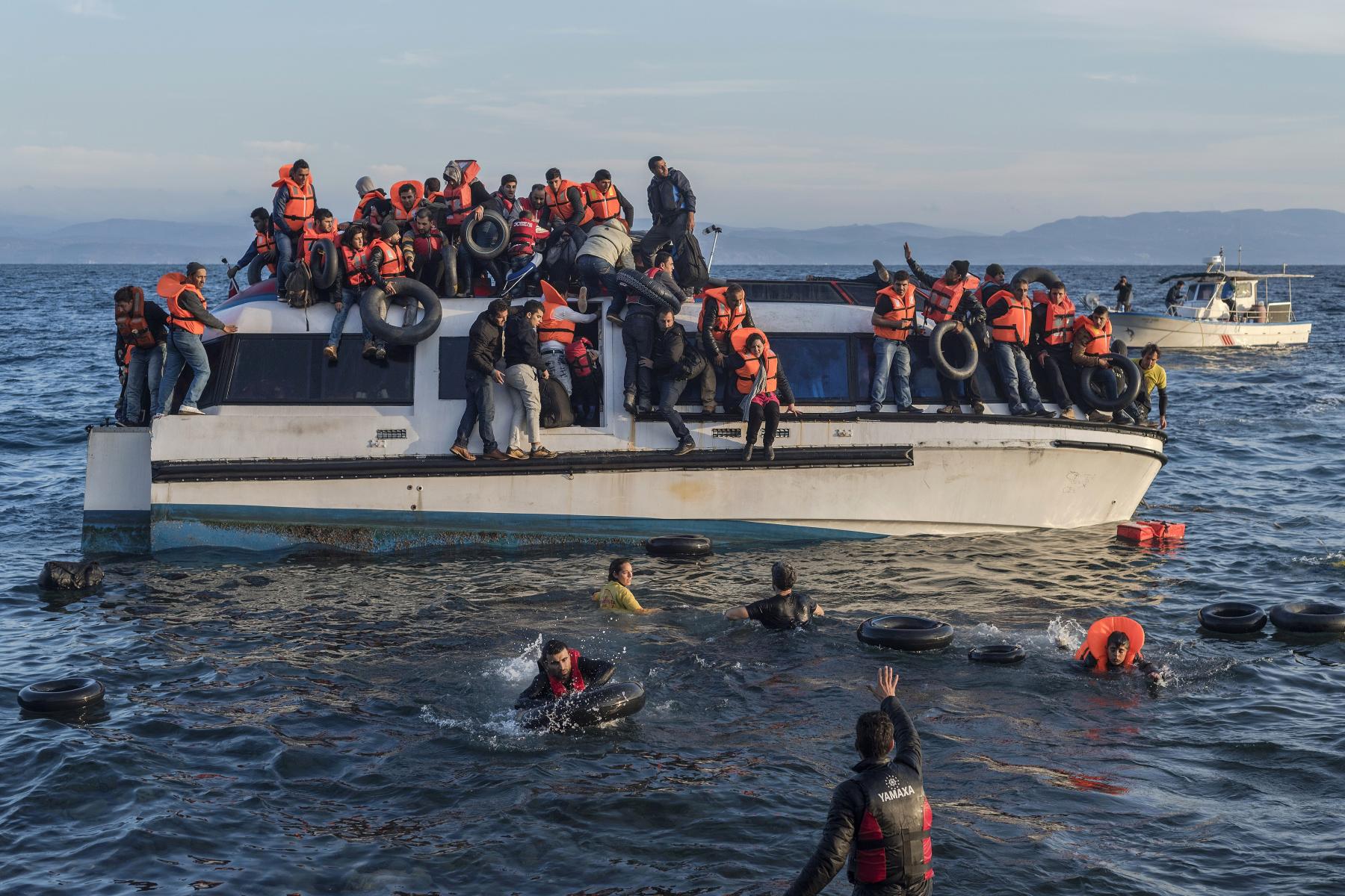 flygtninge syrien irak migration grækenland grænsekontrol