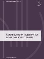 Cover Global norms in the elimination of violence against women DIIS WP 2021 11