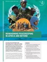 Reimagining peacekeeping