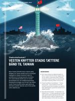 Cover til brief om Vesten og Taiwan