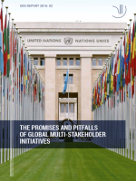 The Promises and Pitfalls of Global Multi-Stakeholder Initiatives