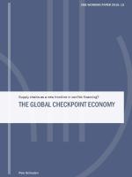 DIIS WP 2019 15 The global checkpoint economy - Supply chain as a new frontline in conflict financing?