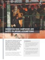 Migration Risk Campaigns are Based on Wrong Assumptions