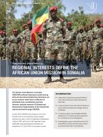 Regional Interests Define the African Union Mission in Somalia