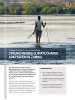 Strengthening Climate Change Adaptation in Zambia
