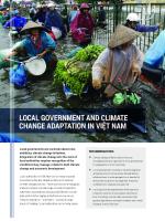 Local government and climate change adaptation in Viet Nam