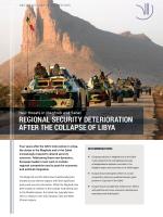 Regional security deterioration after the collapse of Libya