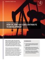 How Oil and Gas can Contribute to Development in Africa