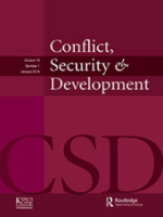 The latest special issue of 'Conflict, Security & Development'