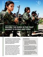DIIS Policy Paper: A Difficult Balancing Act: Backing the Kurds in the fight against IS in Iraq and Syria, Helle Malmvig & Hetav Rojan