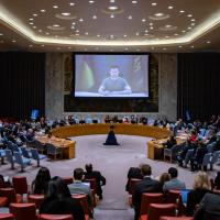 UN Security Council meeting Zelensky