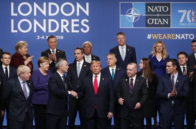 NATO Summit December 4. Photo: Foto: Adrian Dennis/AFP/Ritzau Scanpix