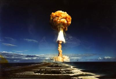 Nuclear testing in French Polynesia, 1970. Photo: Ritzau/Scanpix
