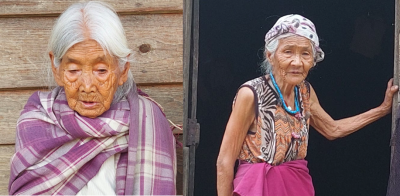 Two of the mothers who rebuilt the Machi village.