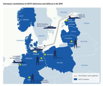 Map_Germany's contribution to Baltic Sea security_Policy Brief_Amelie Theussen
