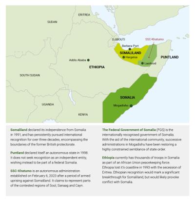 Somaliland map