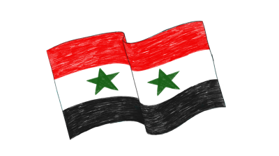 Syrisk flag_illustration_Cecilie Castor