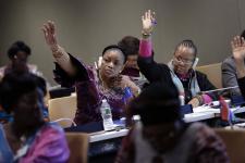 Women at African Union meeting
