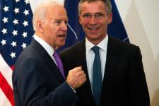 Bilateral meeting between NATO Secretary General Jens Stoltenberg and US Vice President Joe Biden