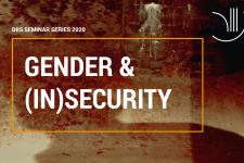 Gender and insecurity diis event series 2020 banner