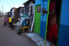Photo of urban poor area in Brazil. Photo by Marie Kolling