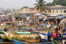 African Fishermen Ghana 