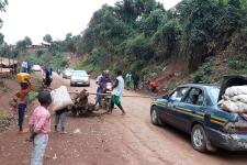 Rebel roadblock in Eastern Congo