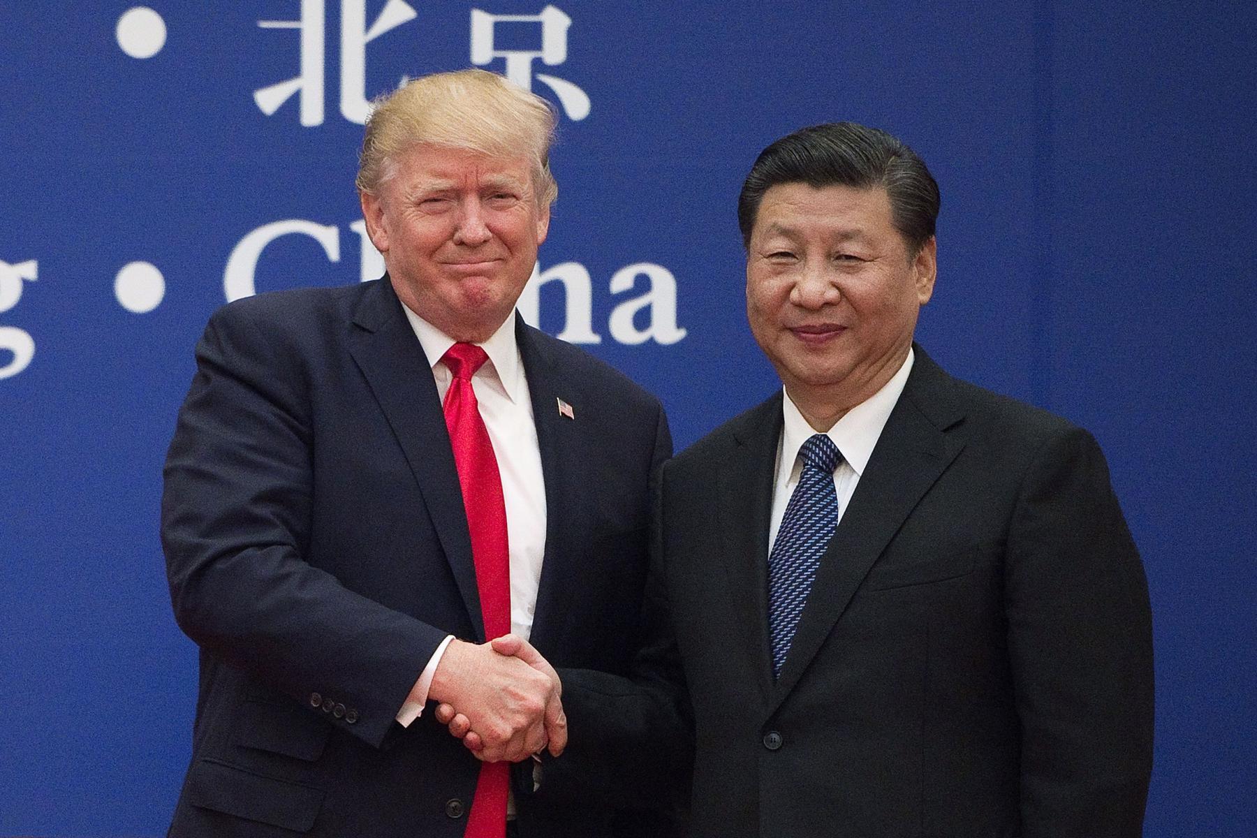 Trump Xi Jinping Handel Rivalisering