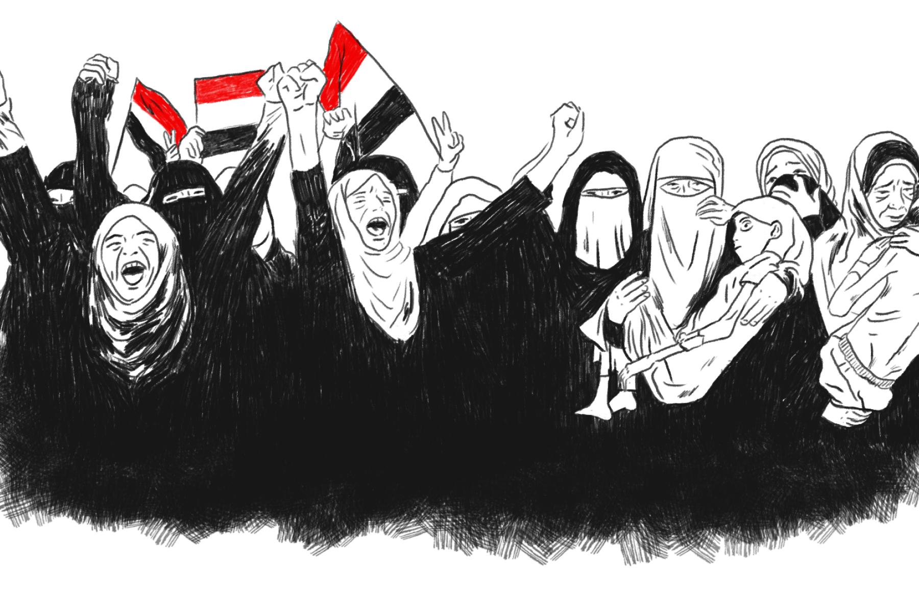 Yemen_protest_illustration_CecilieCastor