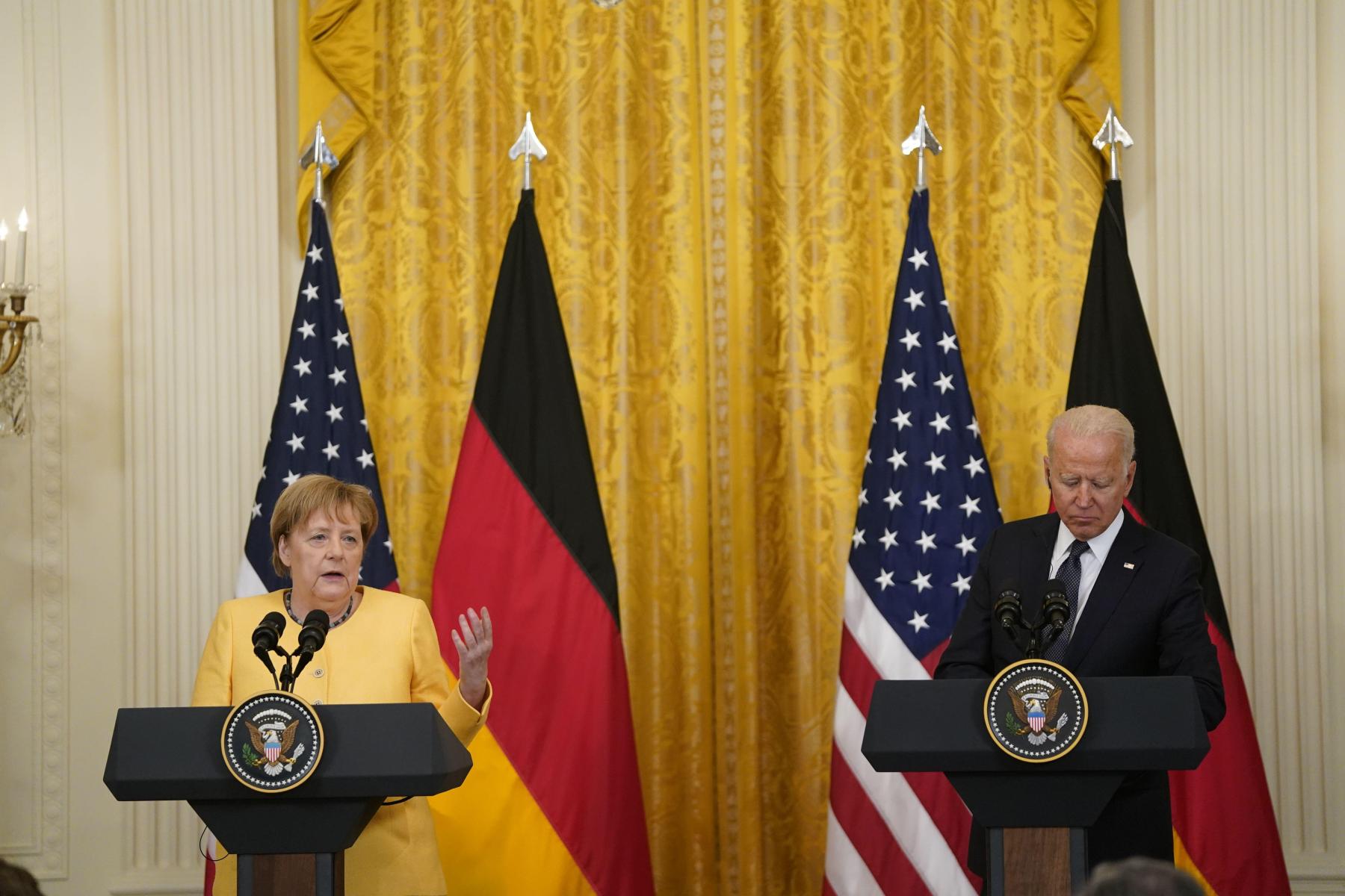 Merkel og Biden