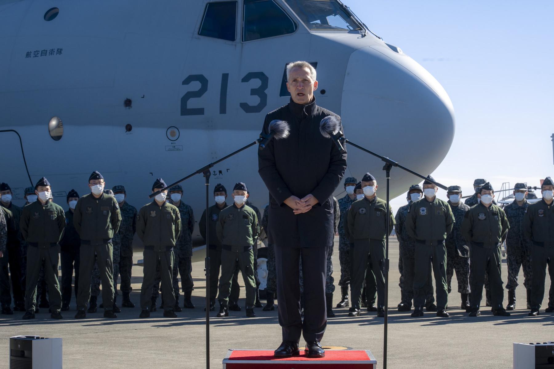 NATO Genereal Secretary Jens Stoltenberg visits Japan