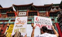 Anti Asian protest Washington