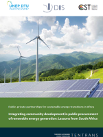 Integrating community development in public procurement of renewable energy generation: Lessons from South Africa
