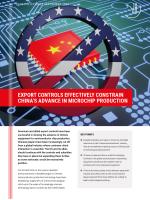 Cover for brief on China and microchip production