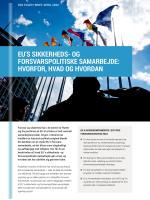 Cover til brief om EU sikkehedspolitik