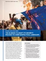 Europes role in the sahel