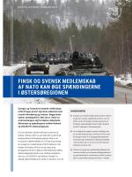 Finsk og svensk medlemskab af NATO