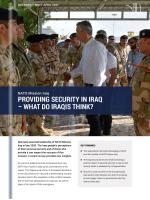 Providing security in Iraq