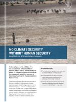 No climate security