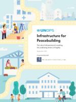 report from UNOPS Infrastructure for peacebuilding 
