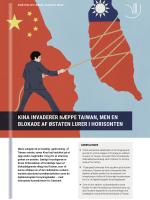 Cover brief om Taiwan