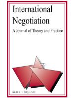 International negotiation cover