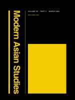 Cover_Modern Asian Studies_Cambridge