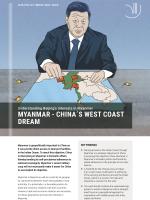 Xi Jinping and Myanmar map