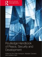 book cover of routledge Handbook of Peace Security and Development