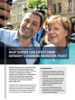 What Europe can expect from Germany's changing migration policy