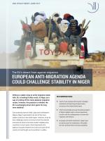 European anti-migration agenda could challenge stability in Niger