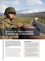 Refugees in Turkey struggle as border walls grow higher