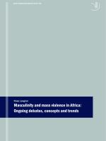 Masculinity and Mass Violence in Africa